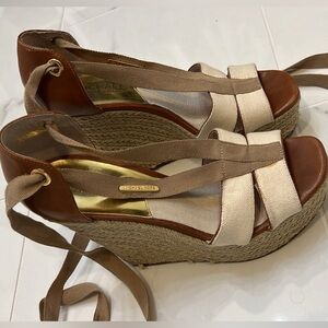 Firm Price Michael Kors espadrille wedges size 6.5